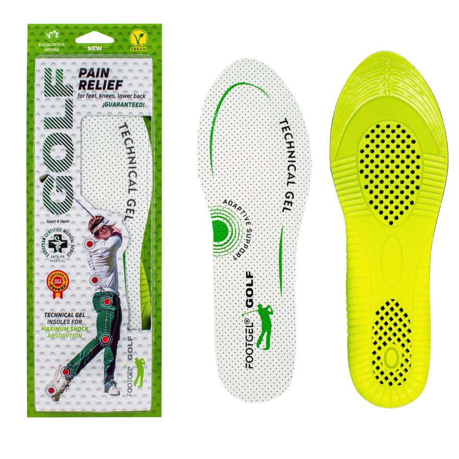 Footgel Golf Einlegesohlen von vorne